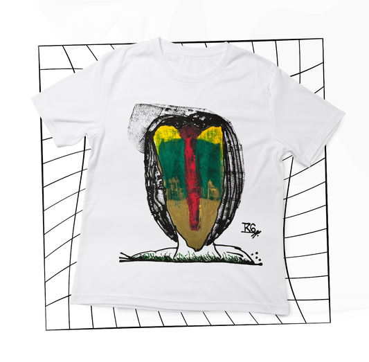 HAND PAINTED UNISEX T-SHIRT- MODEL E