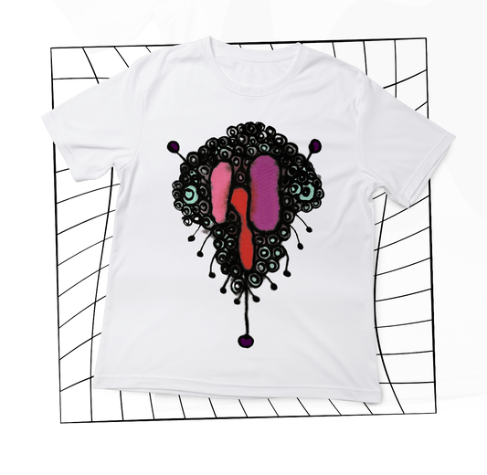 HAND PAINTED UNISEX T-SHIRT- MODEL I